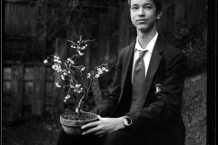 Orlin with Cherry Blossom